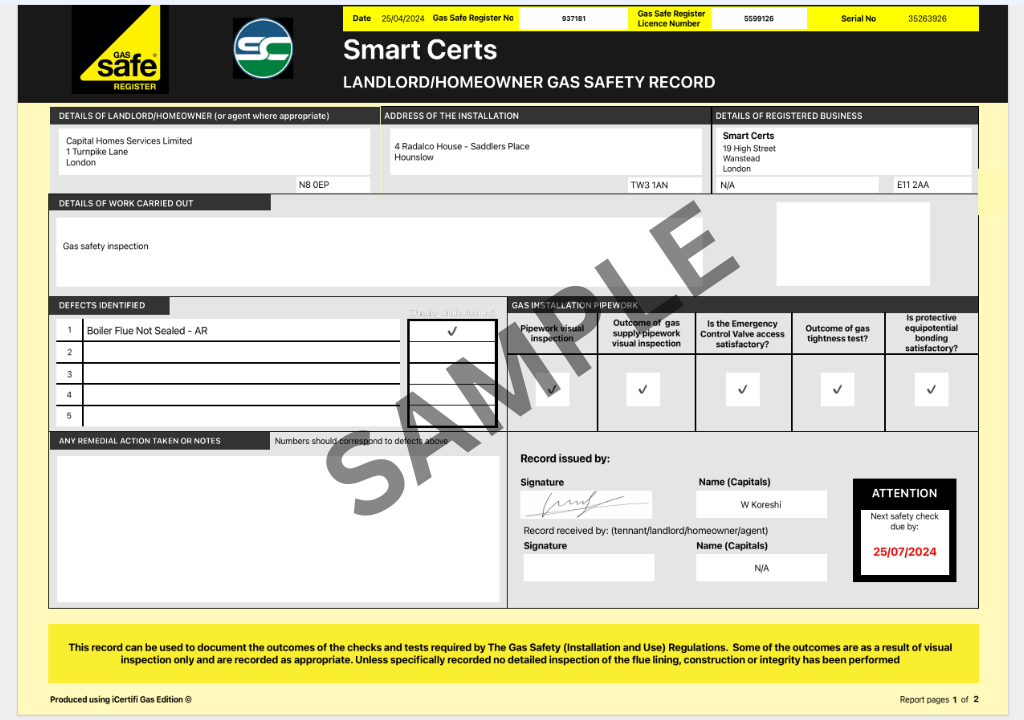 UK Gas Safety Regulations for Tenants & Landlords