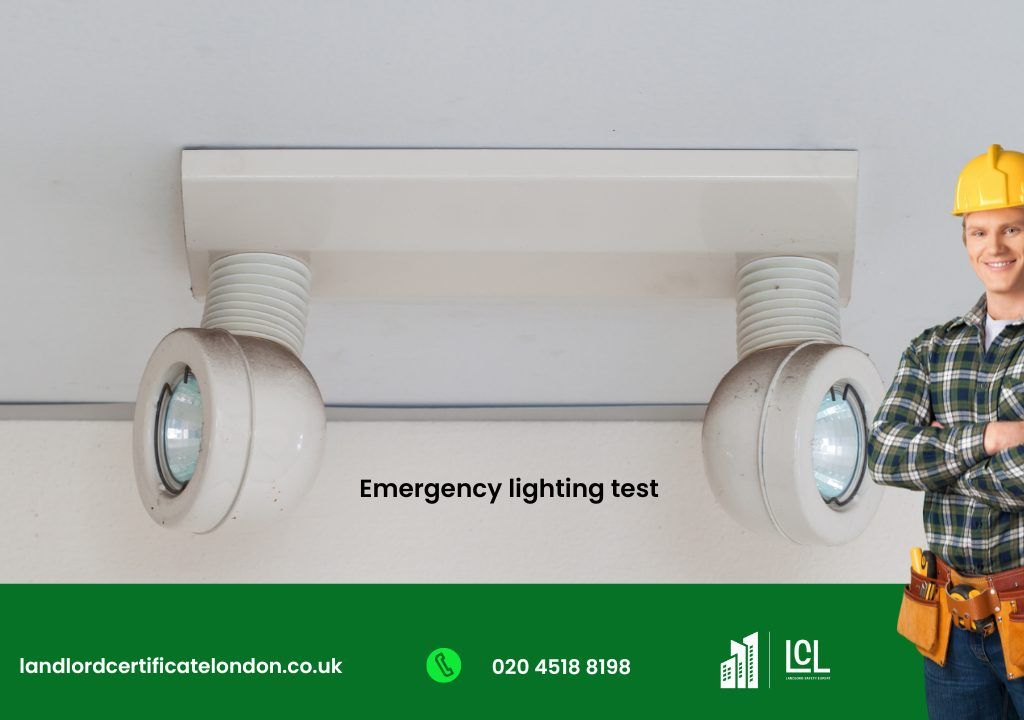 Emergency lighting test certificate