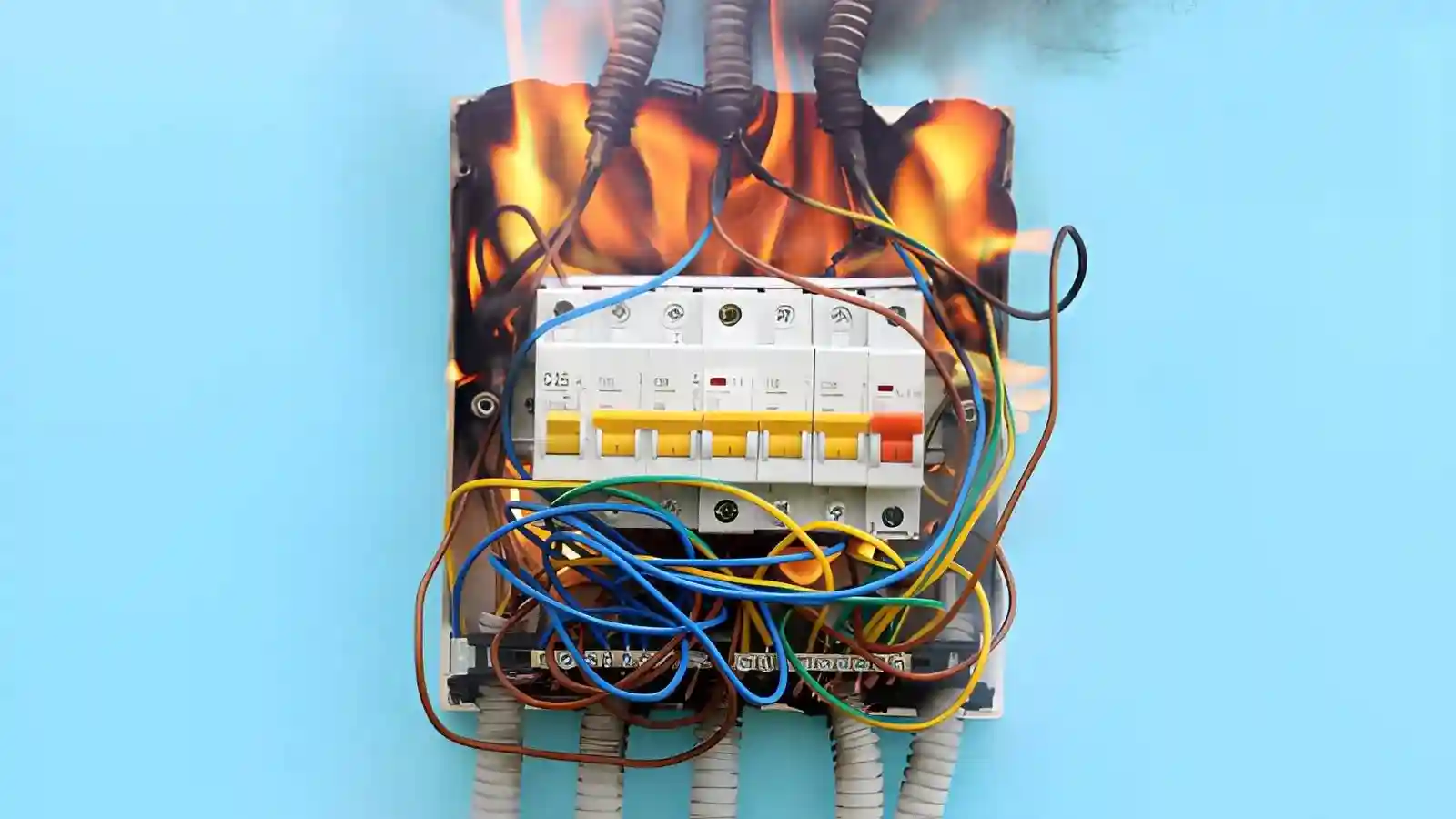 Technician electrical fault diagnosis wiring panel