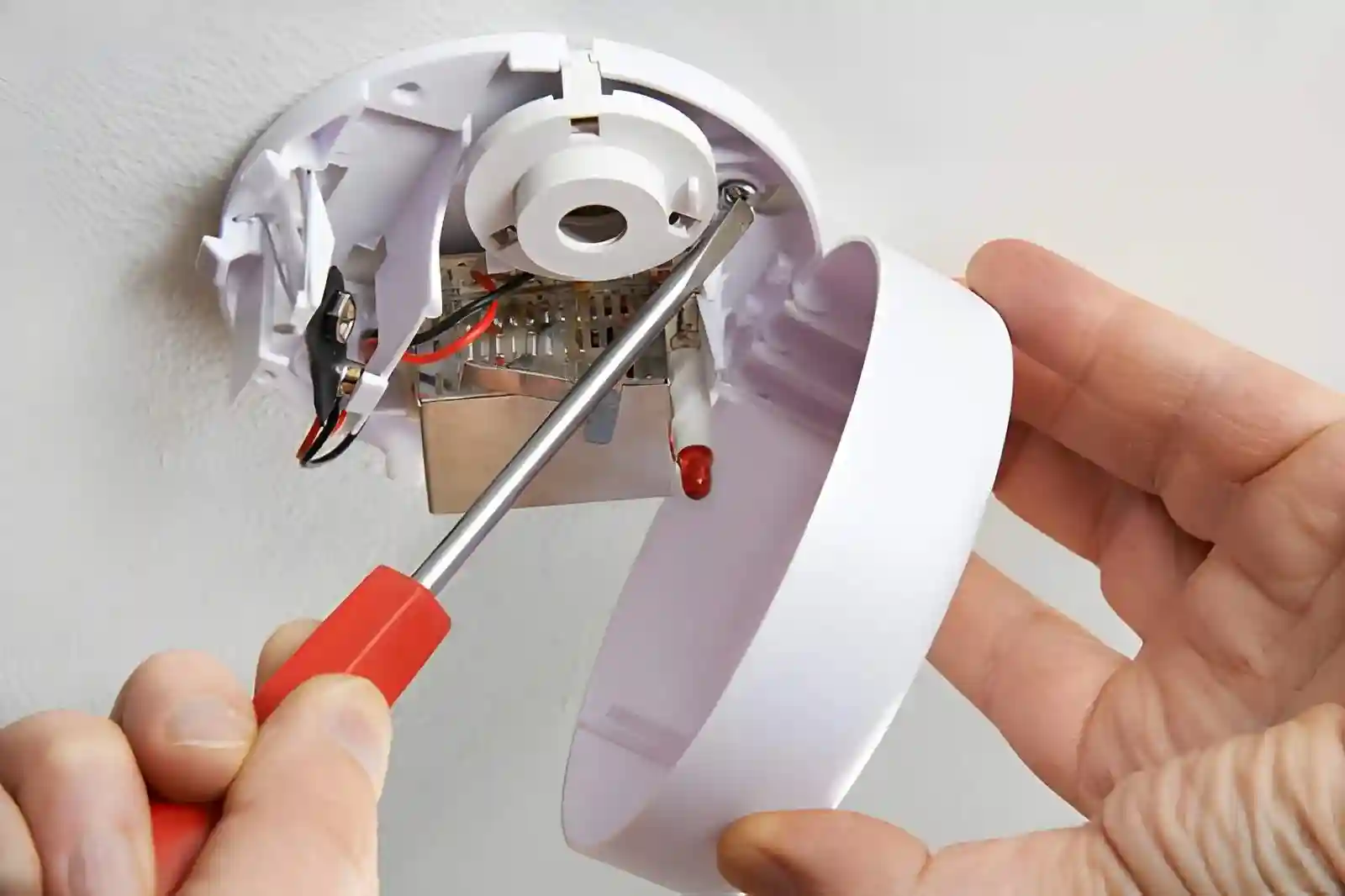 New fire alarm installation connected to security panel
